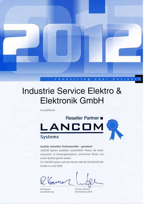 Zertifikat LANCOM